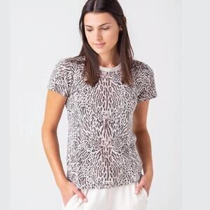 ATM Anthony Thomas Melillo Animal Print TShirt Tee - Size Small